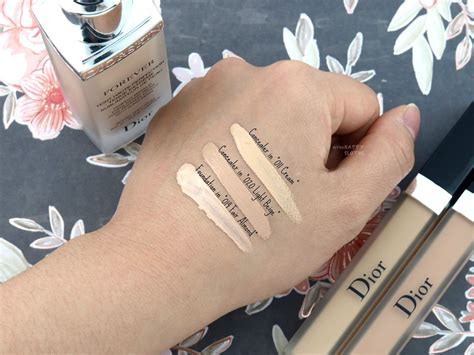 dior forever skin concealer swatches.